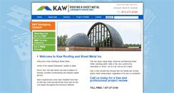 Desktop Screenshot of kawroofandmetal.com
